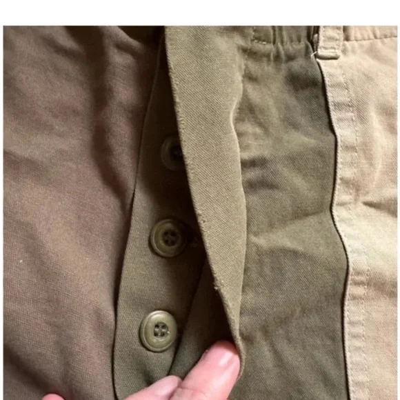 THE GREAT. The Vintage Army Short in Patchwork sz 28 NWT - Picture 7 of 11